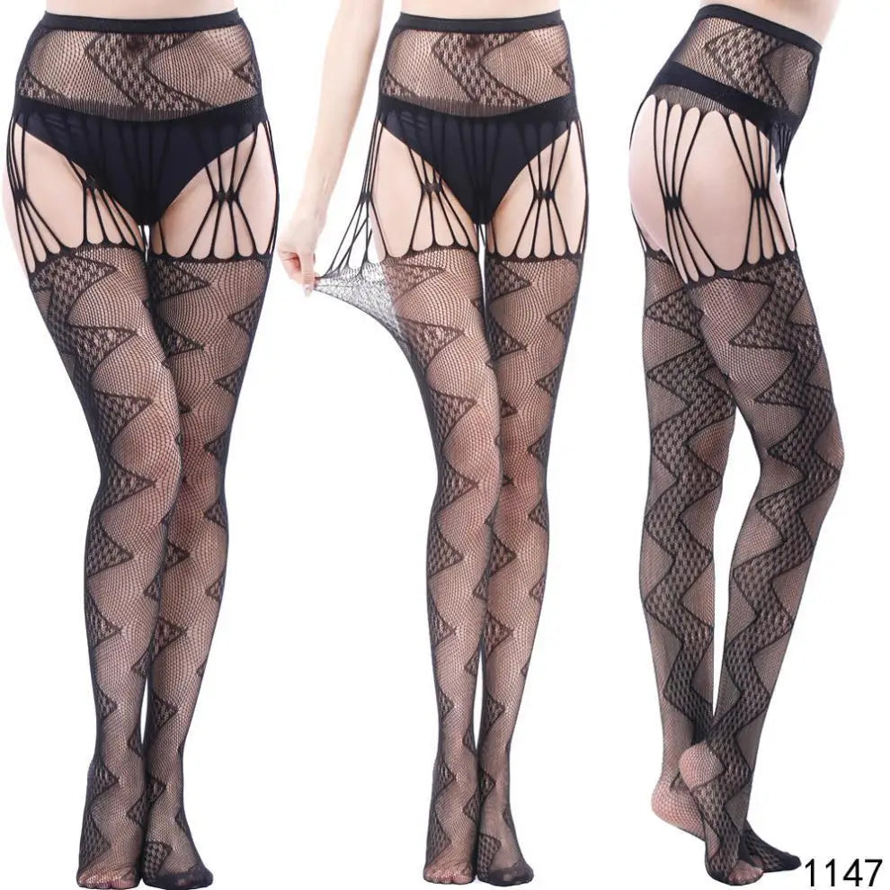Long Sexy Fishnet Stockings for Women | Embrace Gothic Style