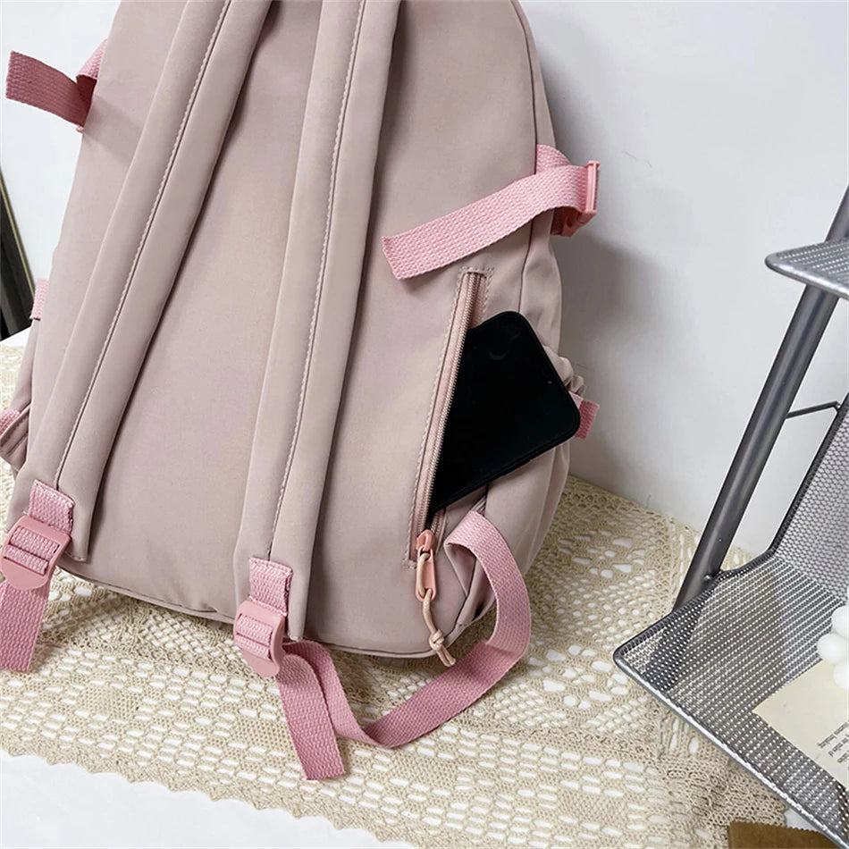 Mochila Bonita Impermeable para Mujer | Mochila Escolar con Múltiples Bolsillos