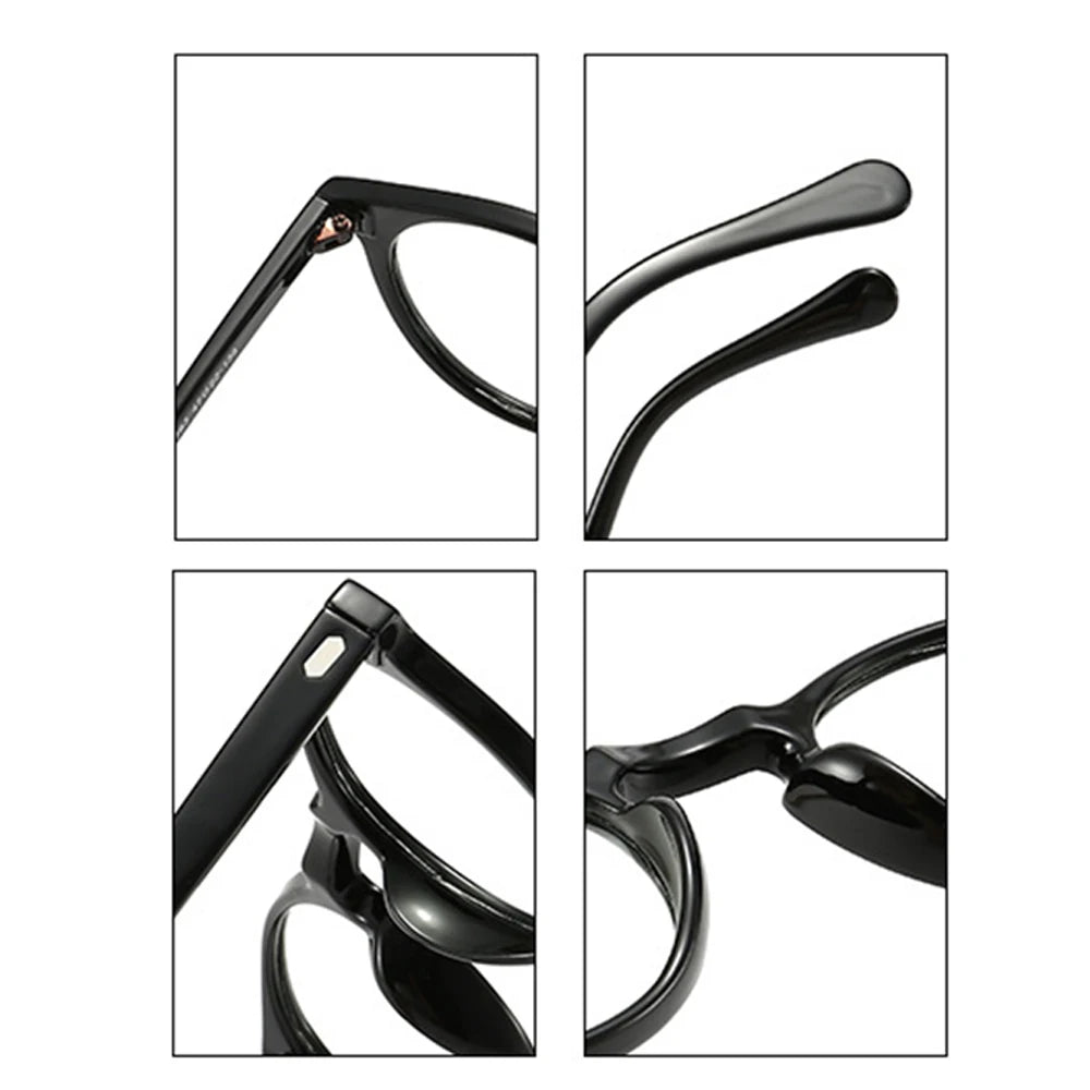 Classic Matte Black Transition Glasses | Blue Light Blocking Eyewear