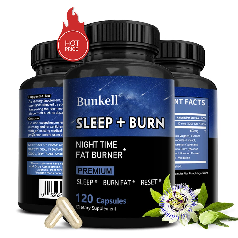 Night Fat Burner & Sleep Supplement | Boost Metabolism & Sleep Well