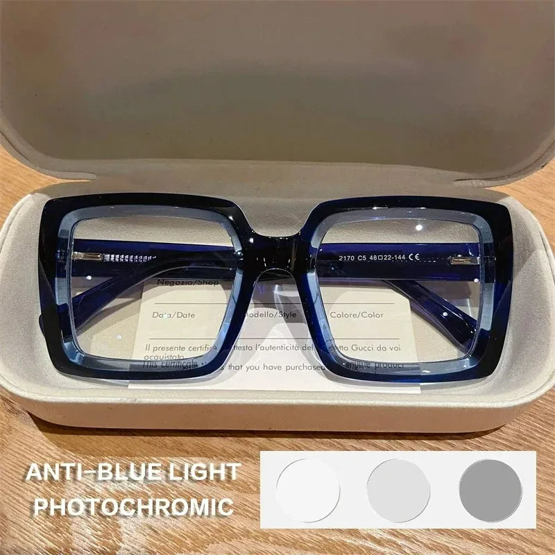 Progressive Photochromic Reading Glasses | Stylish Anti Blue Ray Eyewear