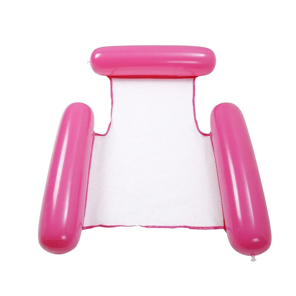 Small Inflatable Water Bed | Floating Backrest Lounge Chair
