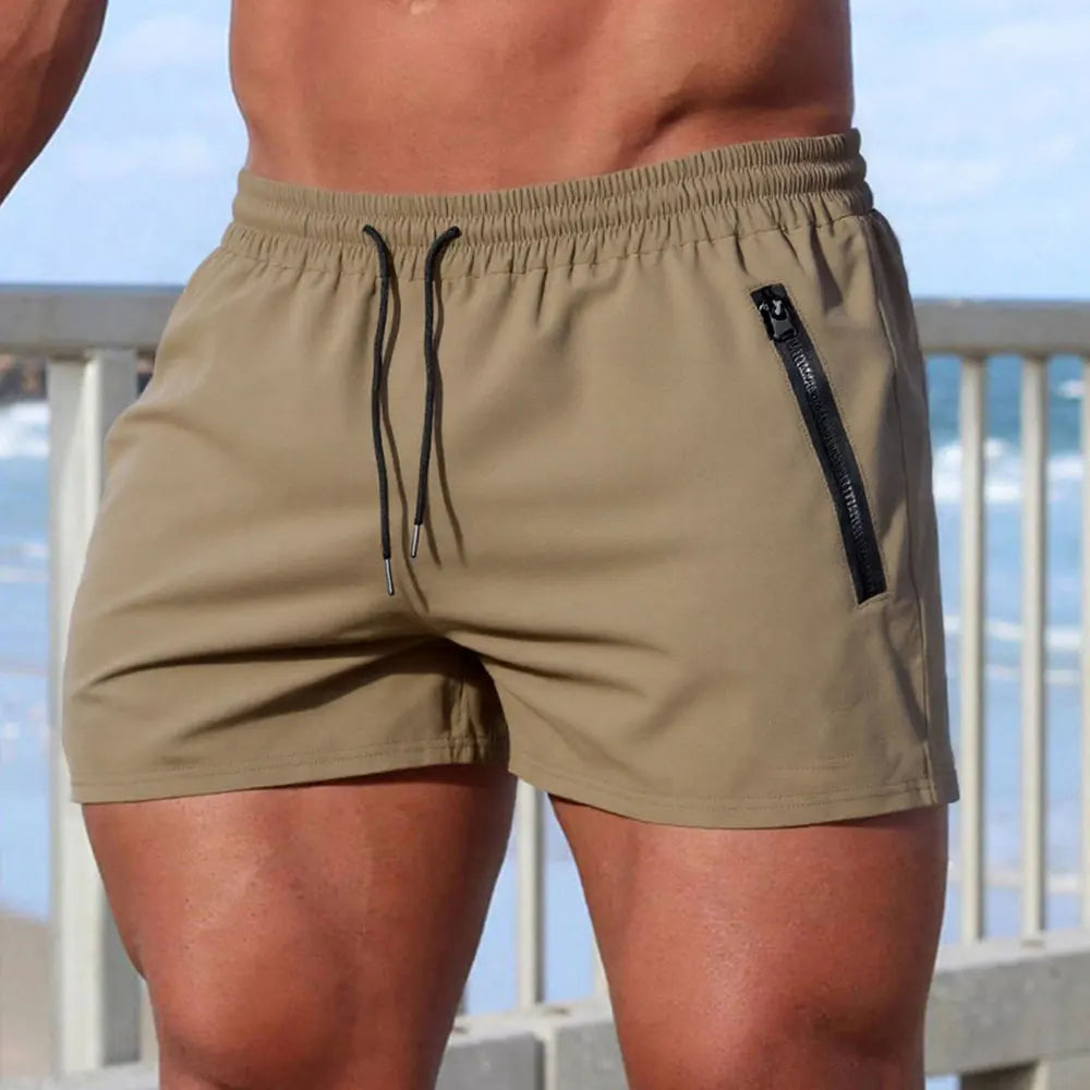 Bañador liso para hombre | Pantalón corto de baño de secado rápido