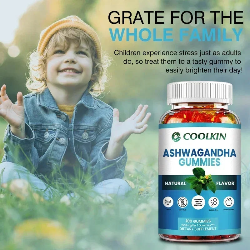 Ashwagandha Gummies for Stress Relief and Improved Sleep Quality