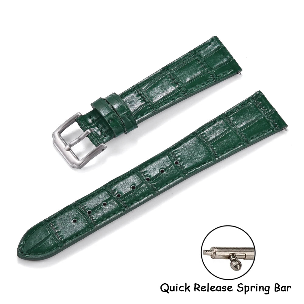 Quality Leather Watch Bands | Universal Slub Pattern Straps