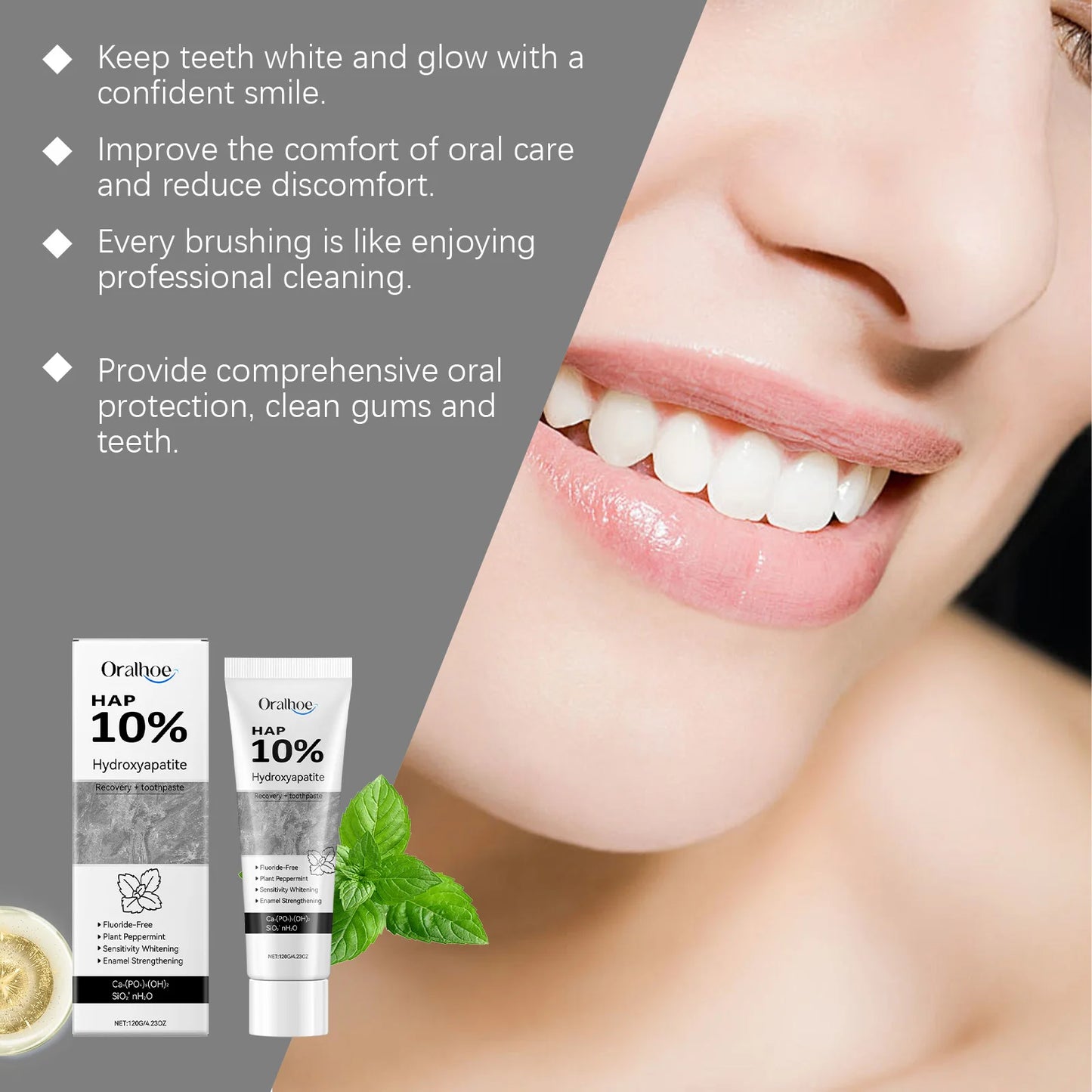 Whitening Teeth Toothpaste | Enamel Repair & Stain Removal