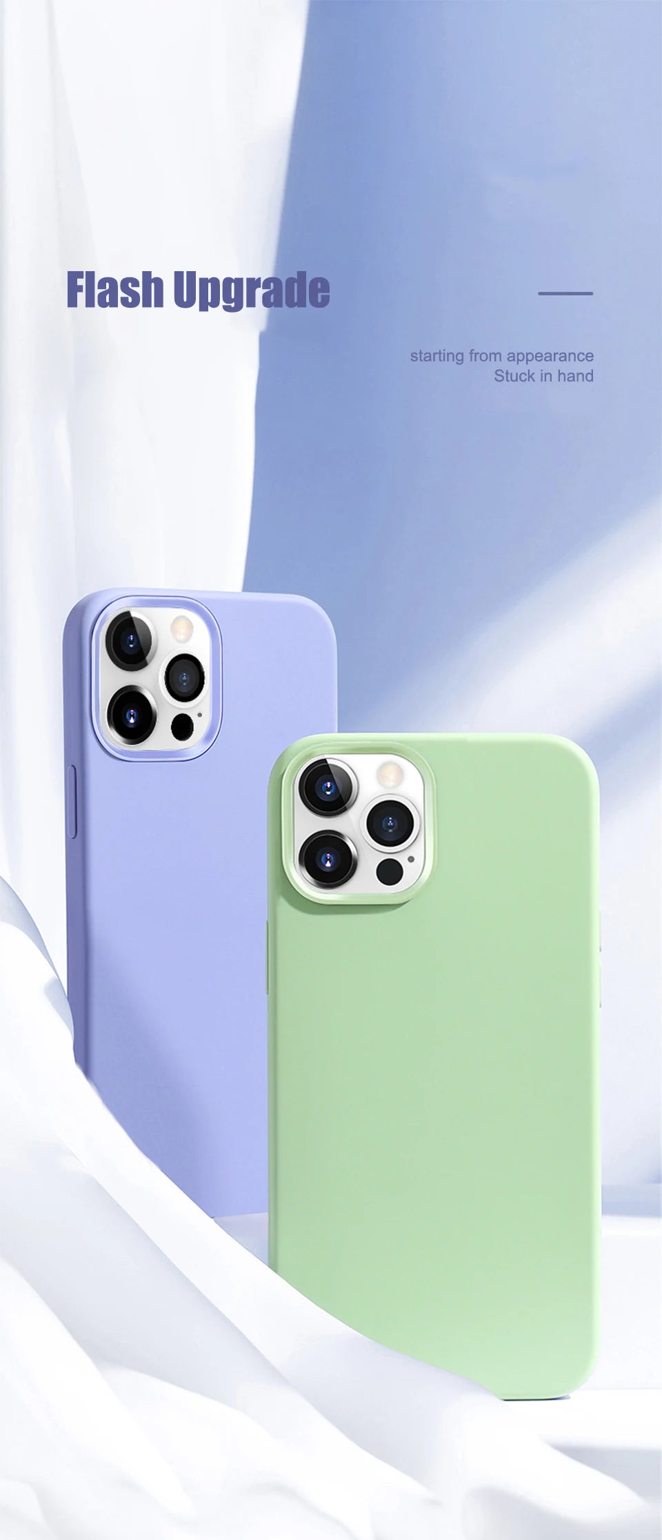 Luxury Liquid Silicone Phone Case for iPhone 11-16 Pro Max & Plus