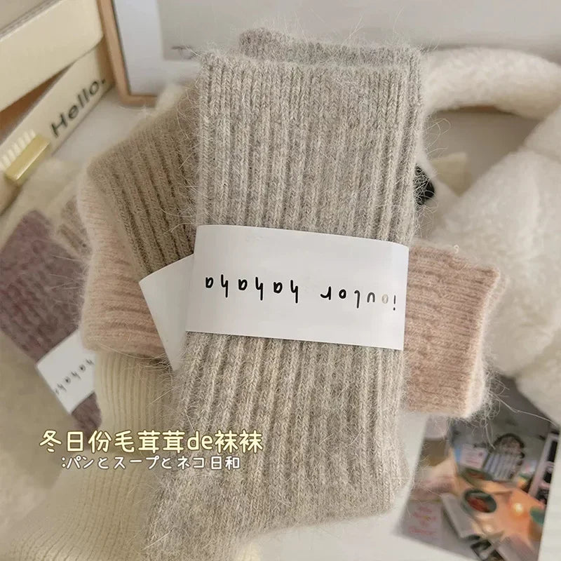 Women's Cashmere Wool Winter Socks | Cozy Thermal Warmth