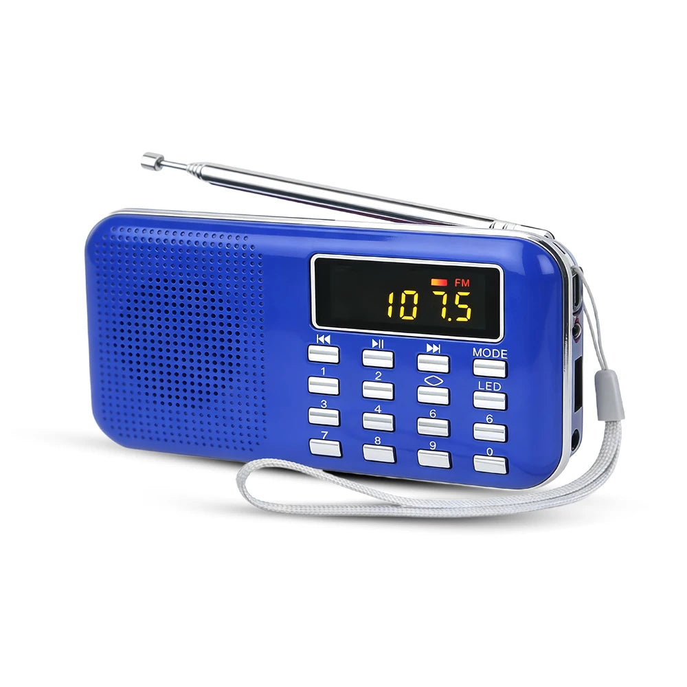 Portable Emergency Radio Speaker | Multi-Function Solar Crank