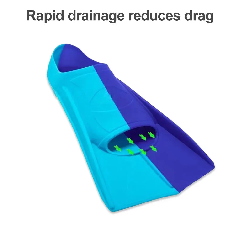 Silicone Short Diving Fins for Men, Women & Kids | Swim with Ease