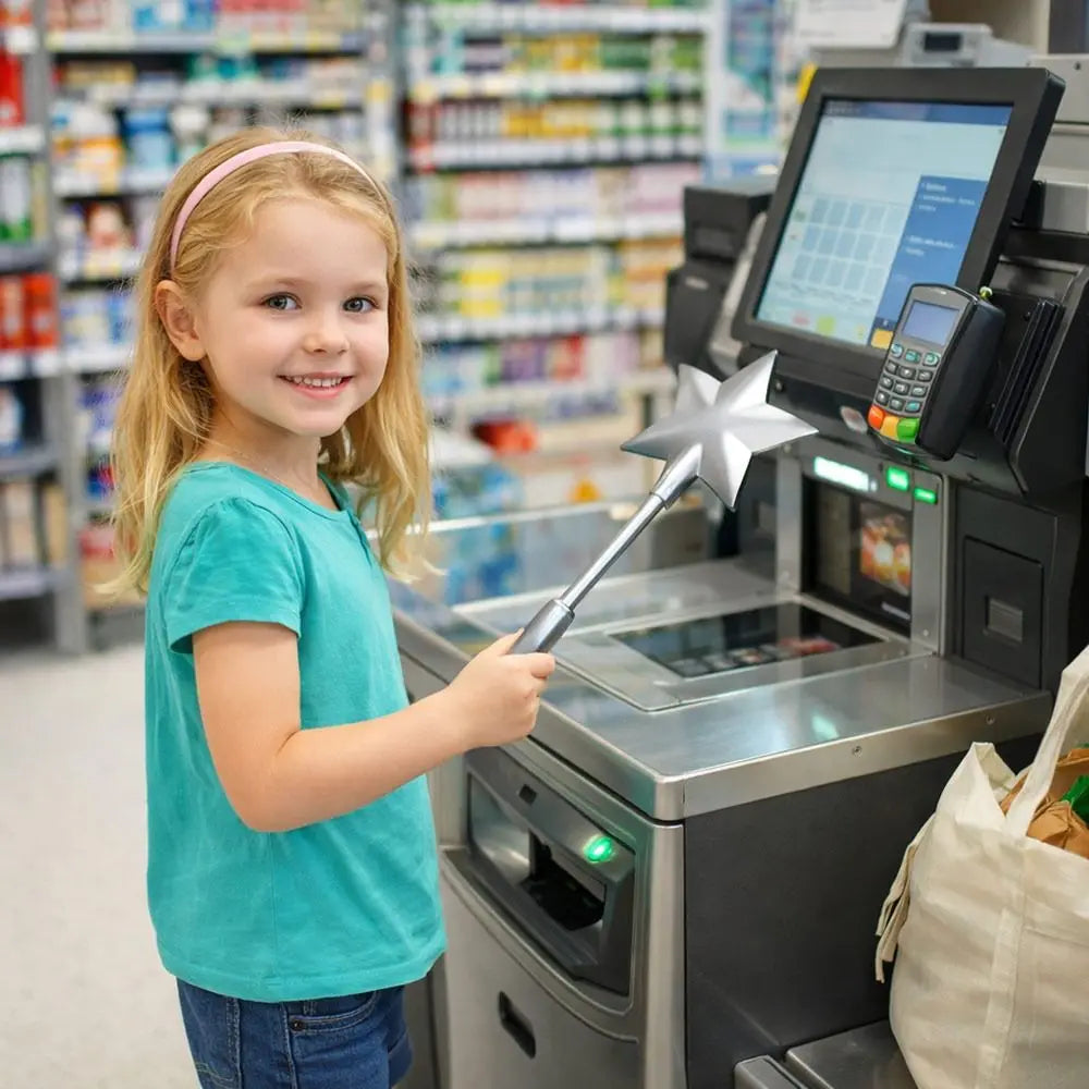 3D Printed Star Magic Wand | Portable Tap-to-Pay Card Holder