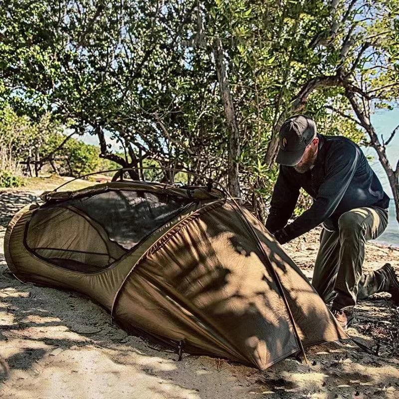 Rainproof Tactical Outdoor Camping Tent | Foldable Hiking Shelter
