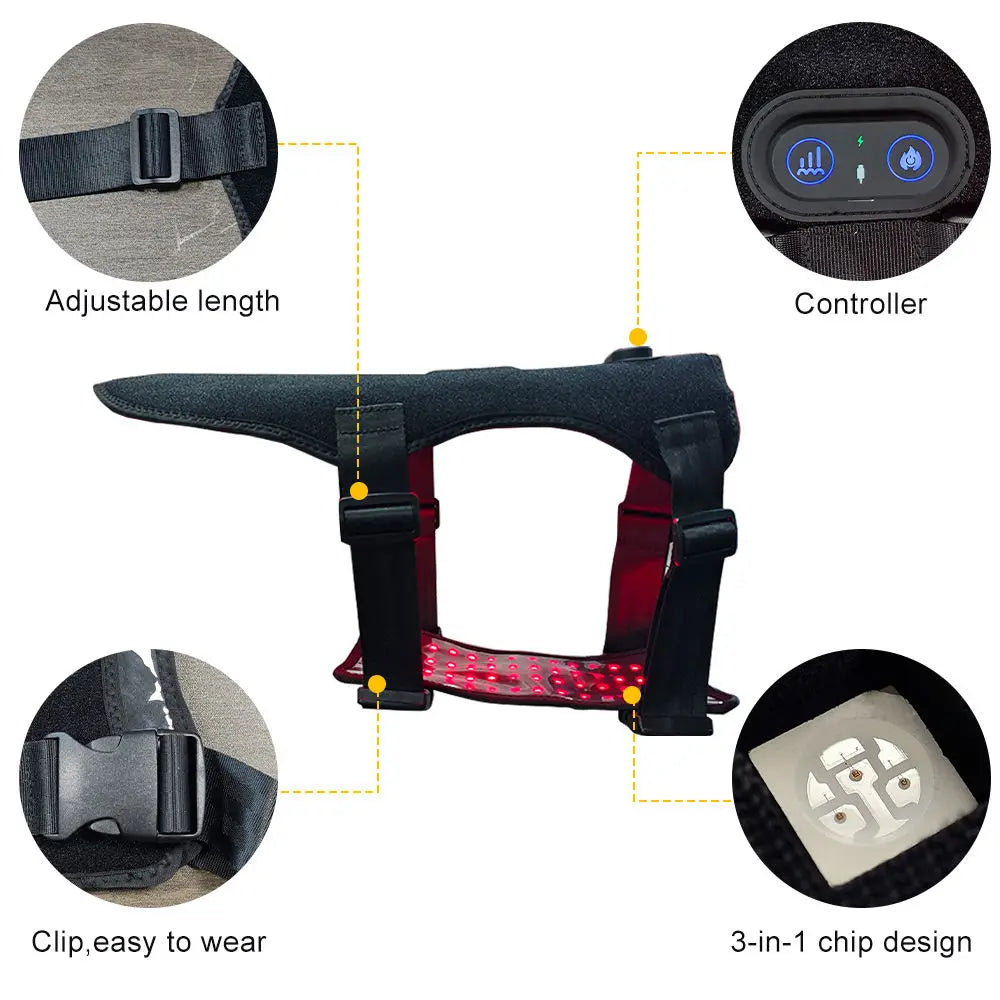 Red Light Therapy Belt for Pets | Pain Relief for Dogs & Cats
