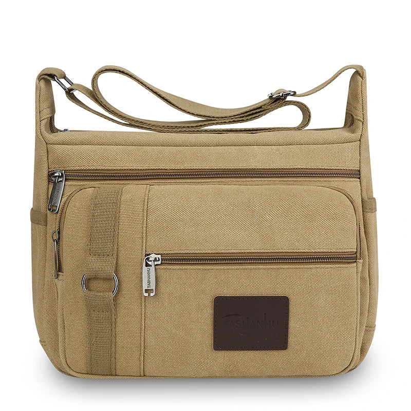 Men's Canvas Shoulder Bags | Stylish Crossbody Messenger Bags
