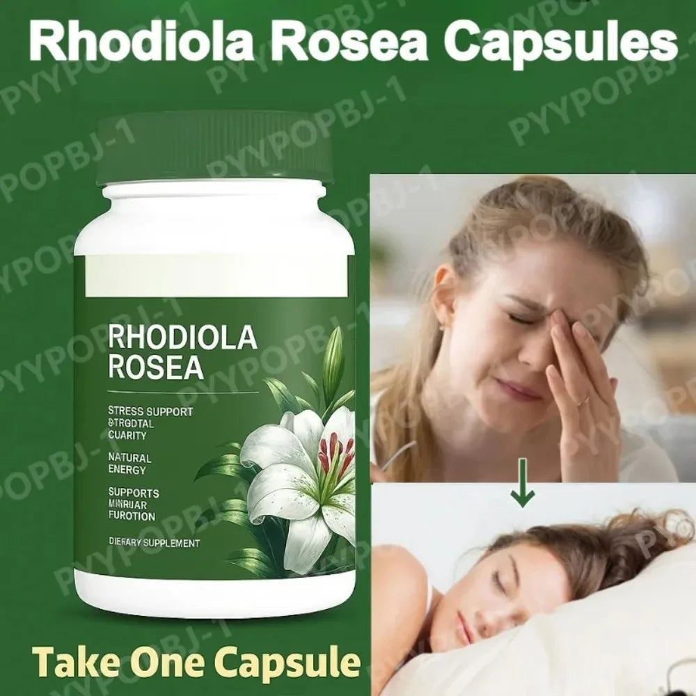 Rhodiola Rosea Capsules | Daily Energy & Mental Focus Support