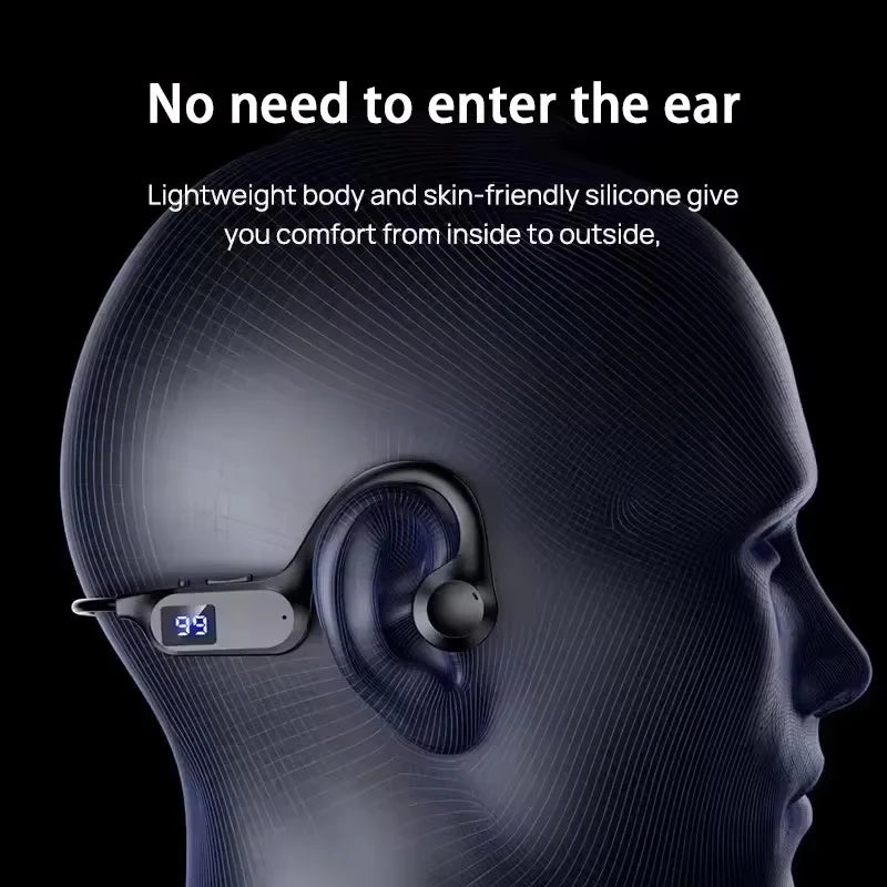 Wireless Bone Conduction Earphones | Waterproof Bluetooth Headphones