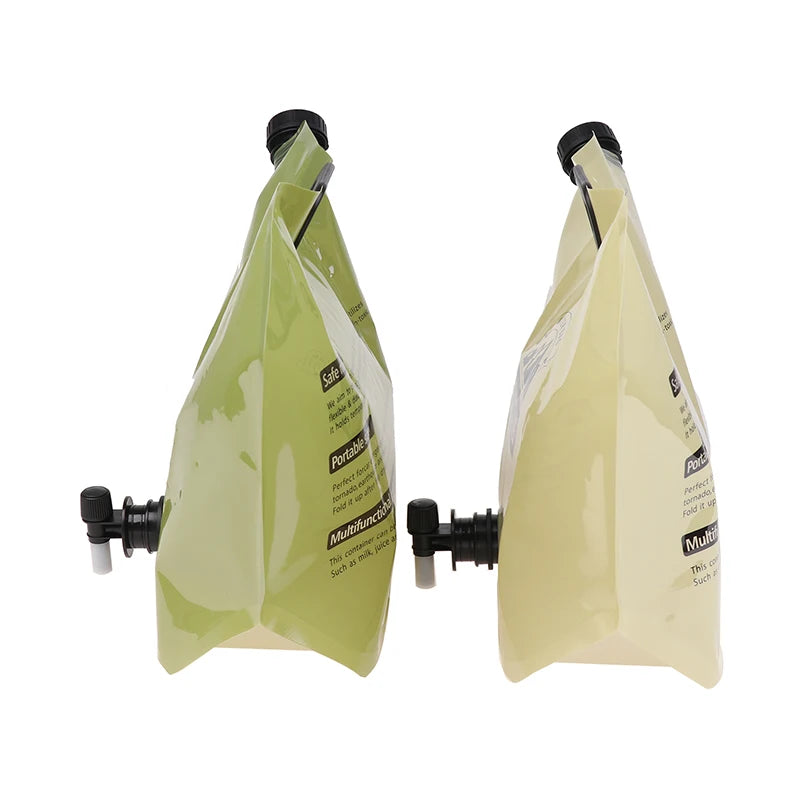 Portable 0.8L Water Bag for Camping & Travel | Compact Water Container