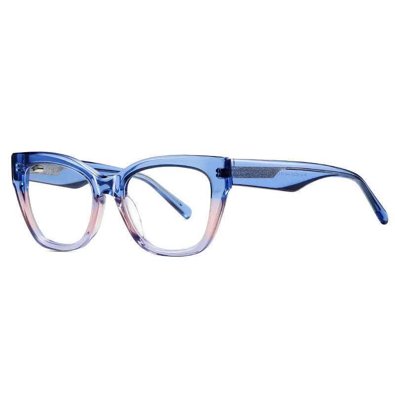 Stylish Cat Eye Acetate Glasses | Blue Light Blocking & Reading Eyewear