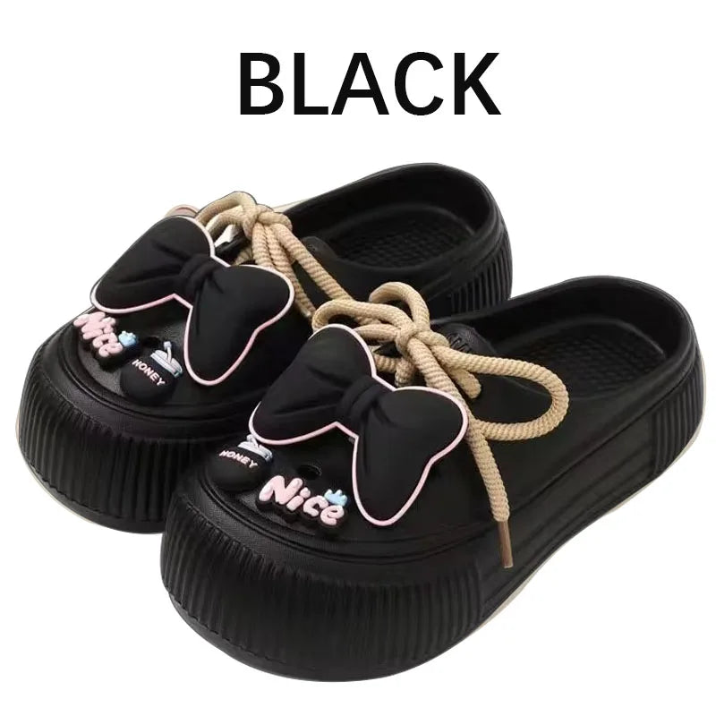 Women's Cute Bow EVA Slippers | Stylish Summer Sandals