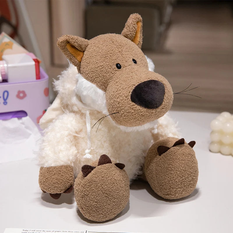 Cute Sheep Plush Toy | Soft Sleepy Sheep Plushie Gift