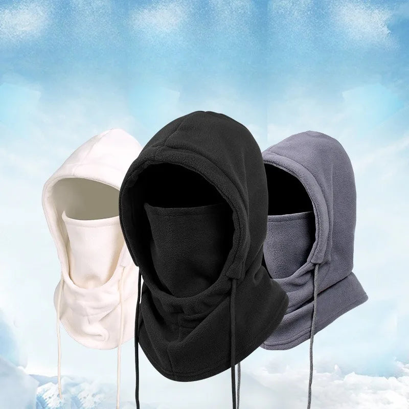 Unisex Winter Fleece Balaclava | Thick Warm Face Mask Neck Warmer