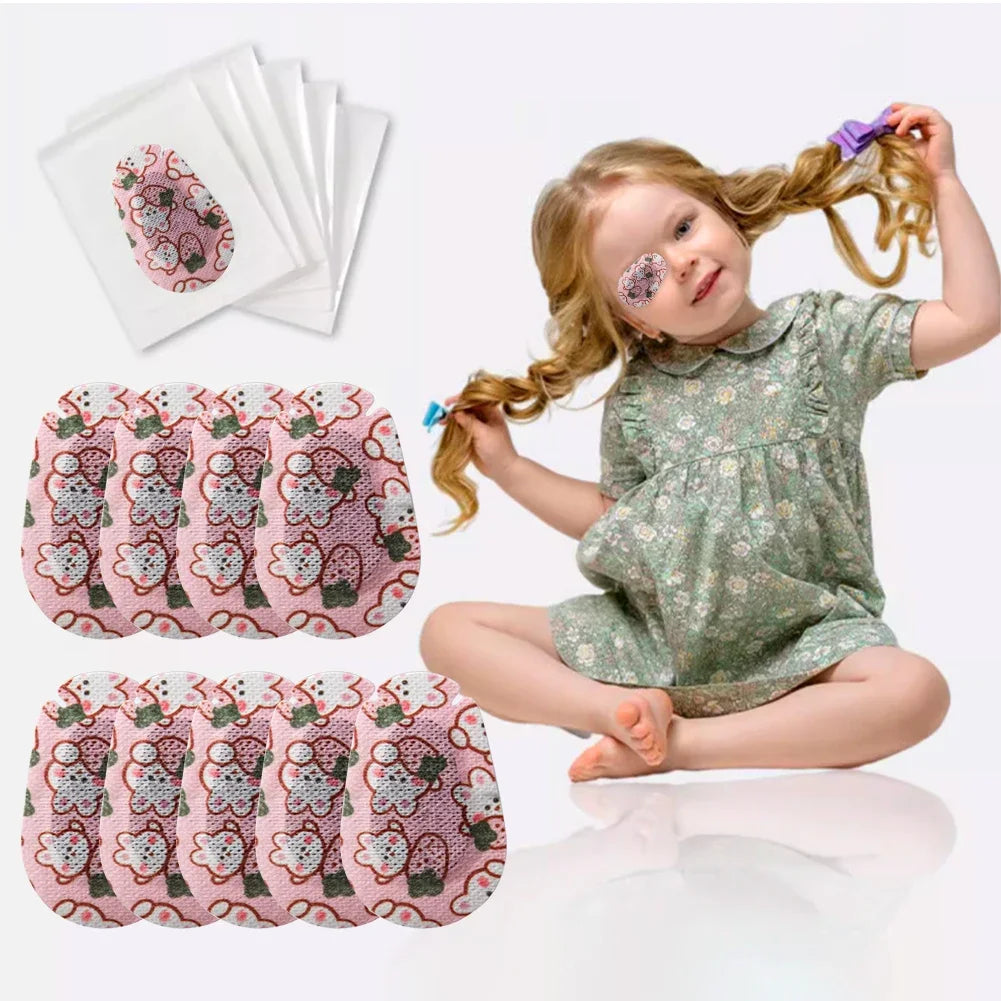 60Pcs Cartoon Amblyopia Eye Patches for Kids | Vision Care