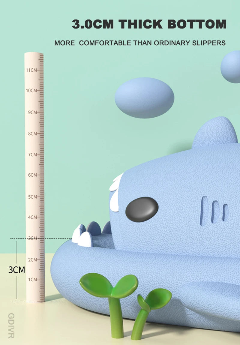 Kids Shark Slippers | Cartoon Non-slip Soft Sandals for Summer