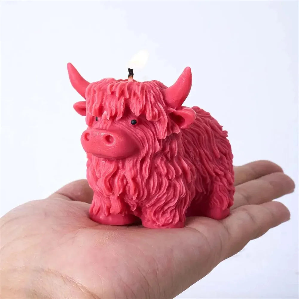 3D Highland Cow Silicone Mold | Craft Unique Animal Decor
