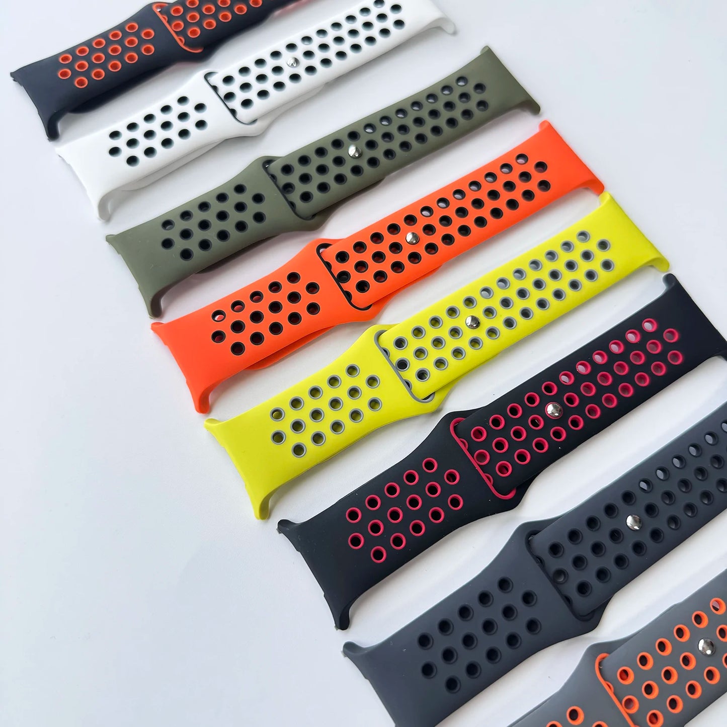 Two-Tone Silicone Watch Strap | Stylish Replacement Band