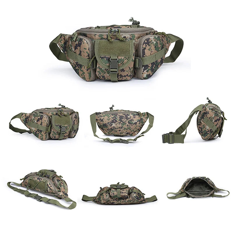 Men's Tactical Waterproof Waist Bag | Ideal for Outdoor Adventures
