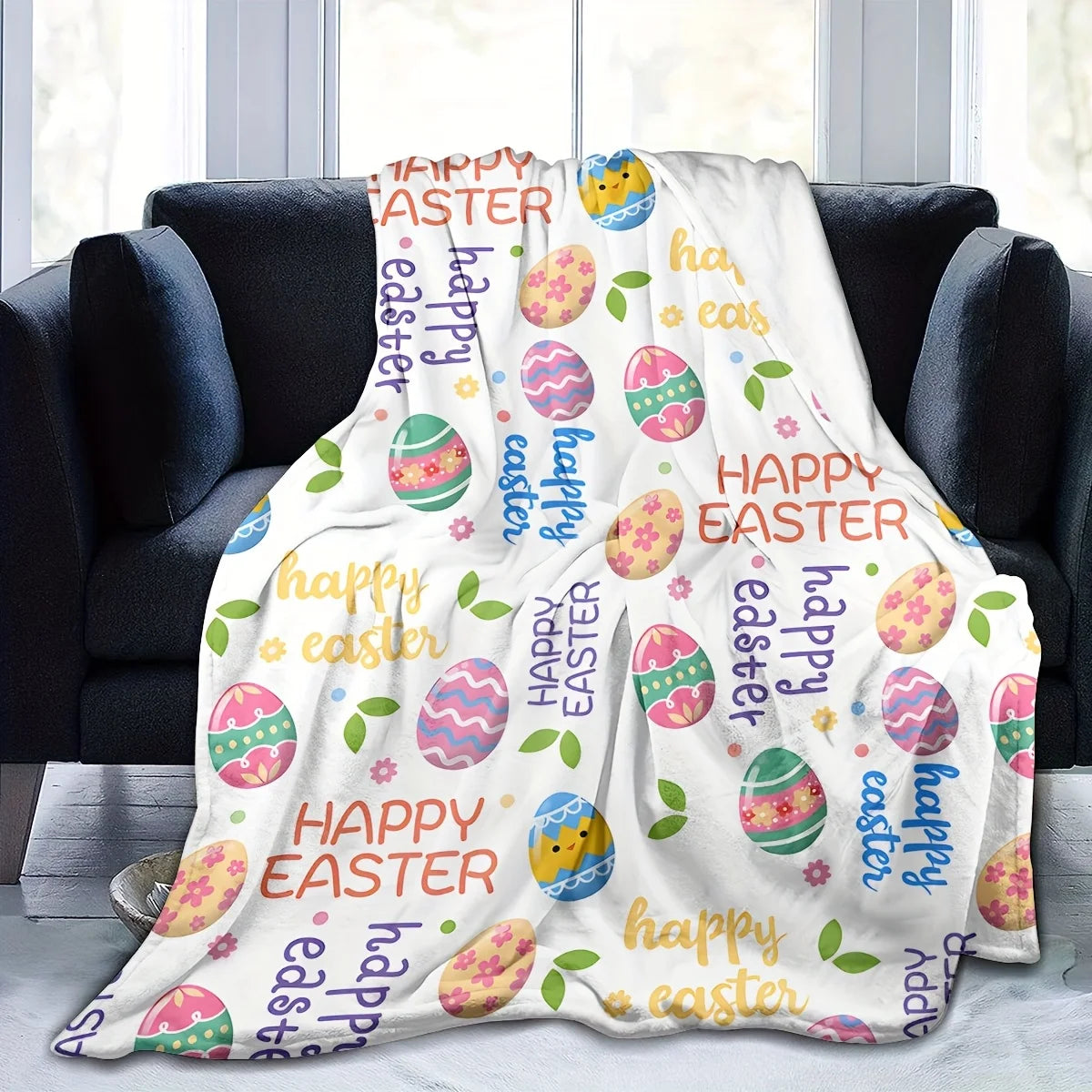 Easter Decorative Blanket | Soft Throw for Home & Gifts