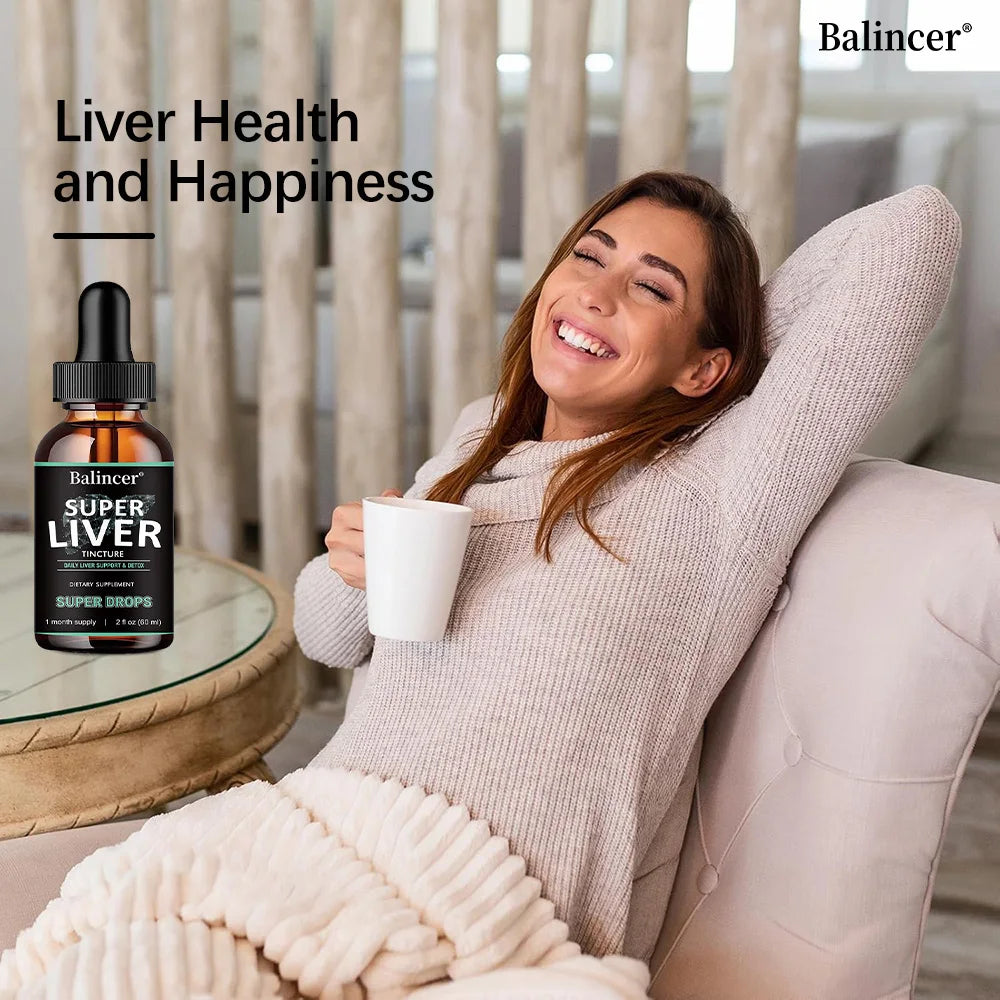 All-Natural Liver Support Liquid Drops with Milk Thistle