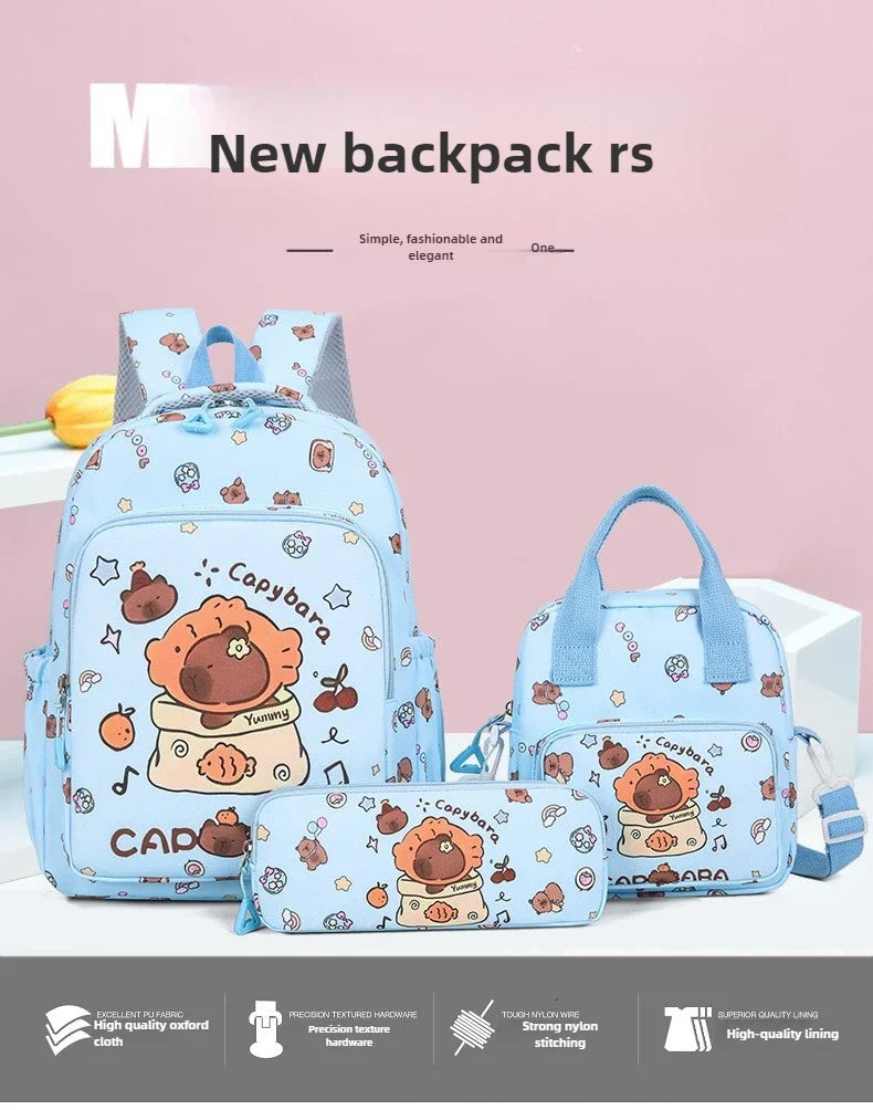 Colorful 3-Piece Backpack Set for School | Fun & Functional