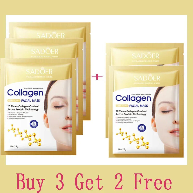 Anti-Aging Collagen Facial Mask | Fade Fine Lines & Firm Skin