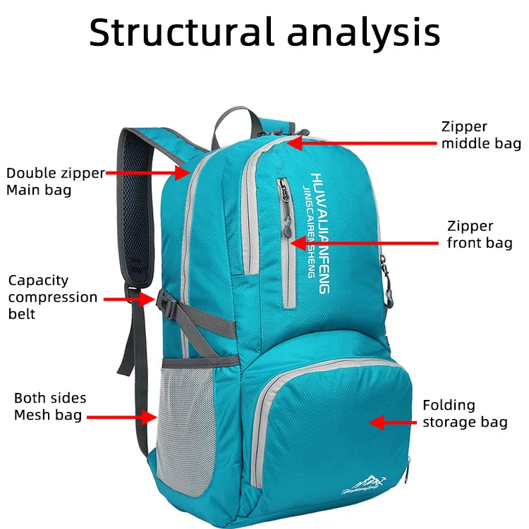 Packable Ultra Light Backpack | Perfect for Hiking & Travel
