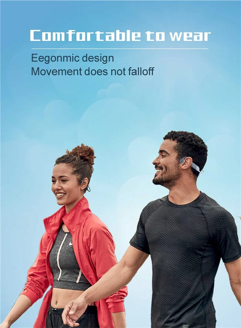Wireless Bone Conduction Earphones | Waterproof Bluetooth Headphones