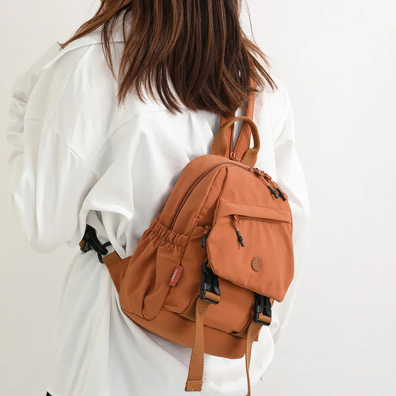 Unisex Lightweight School Backpack | Water-Resistant Nylon Bag