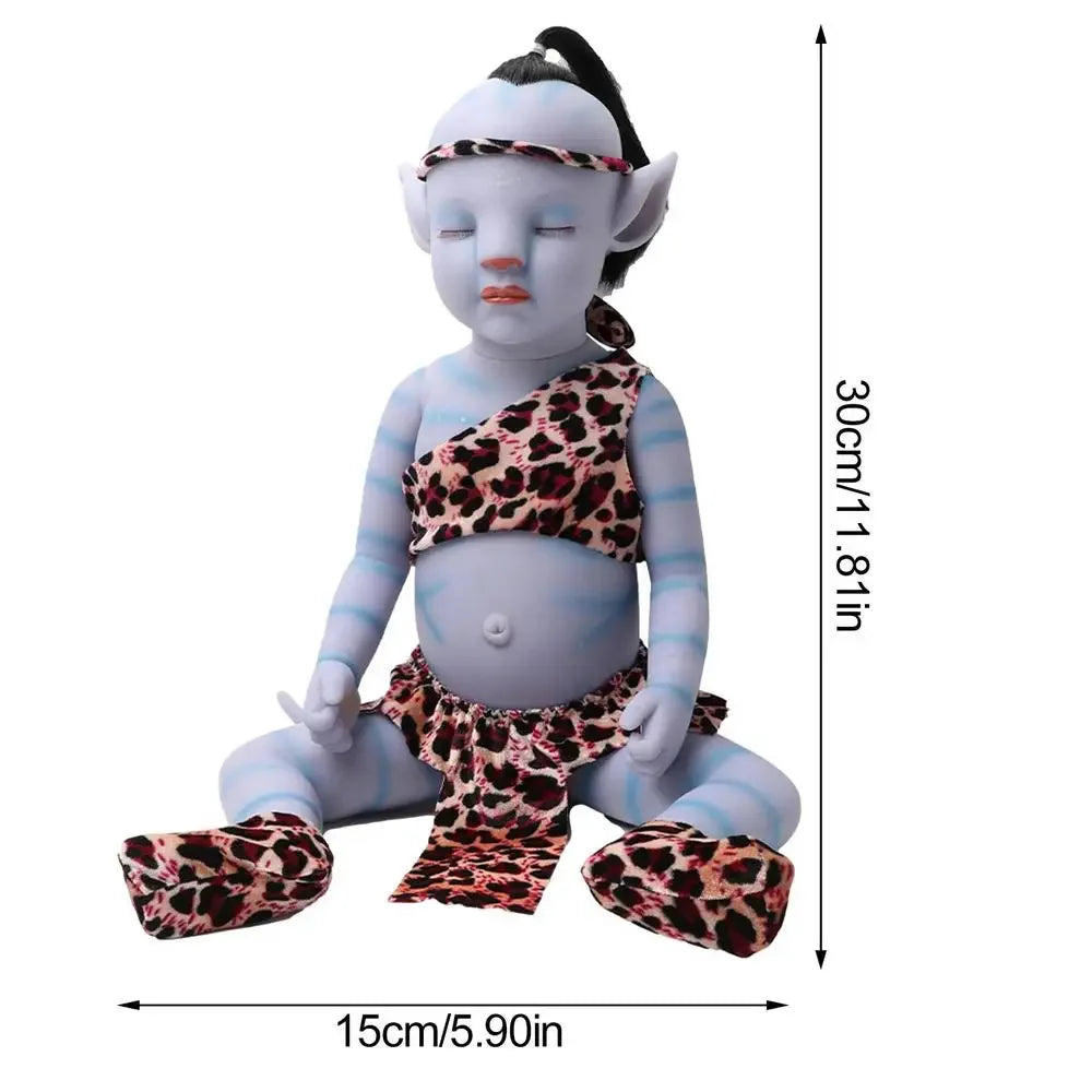 12 Inch Luminous Reborn Baby Doll | Soft Vinyl Kids Toy Gift