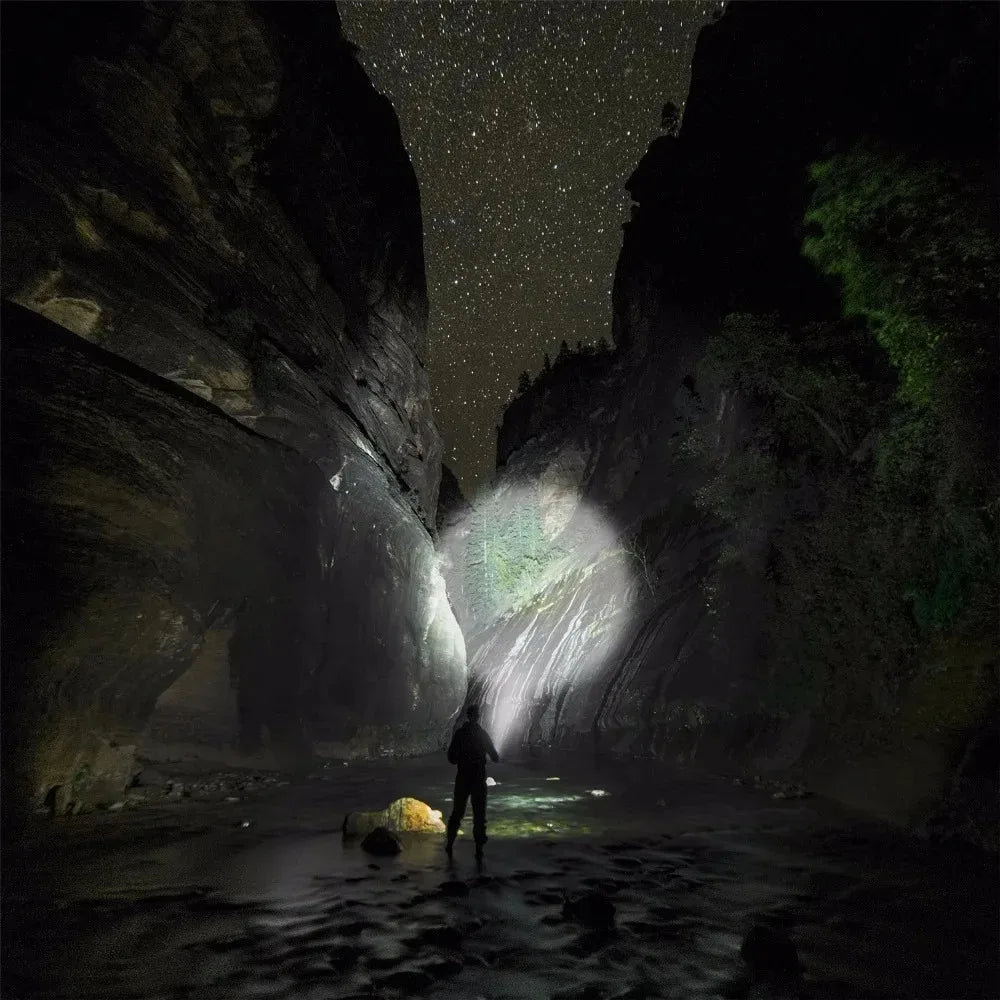 Super Bright Waterproof Aluminium Alloy Baseball Bat Flashlight