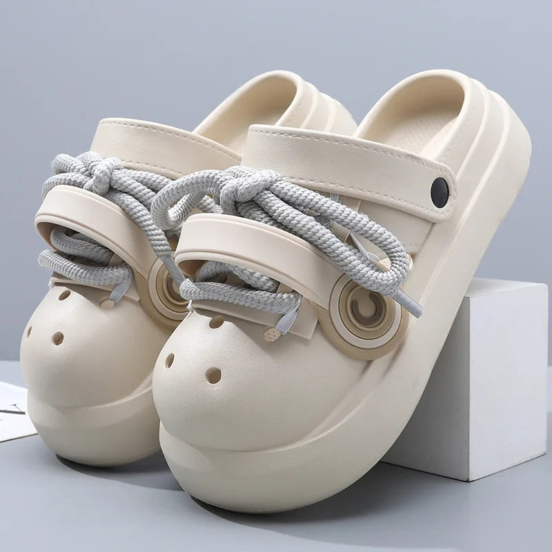 Stylish Women Summer Sandals | Comfortable Lace-Up Clogs for All