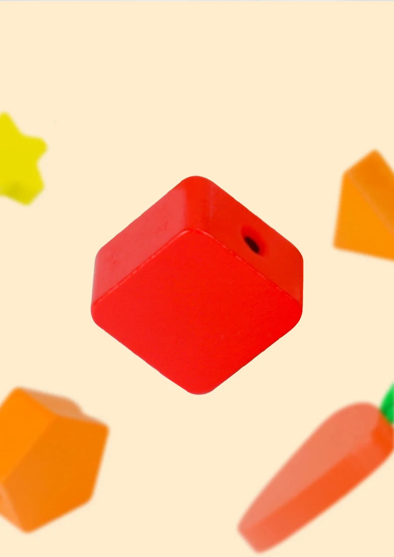 Educational Montessori Math Toy | Wooden Bead Wire Maze Puzzle