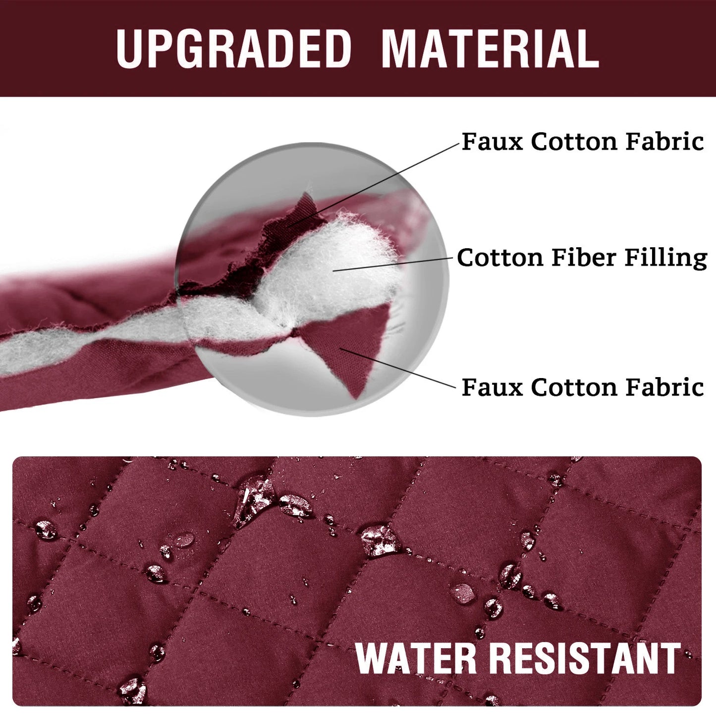 Waterproof Pet-Friendly Sofa Cover | Modern Diamond Pattern Slipcover