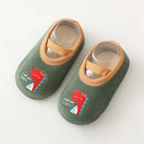 Newborn Anti-Slip Cartoon Shoes | Warm Winter Indoor Slippers