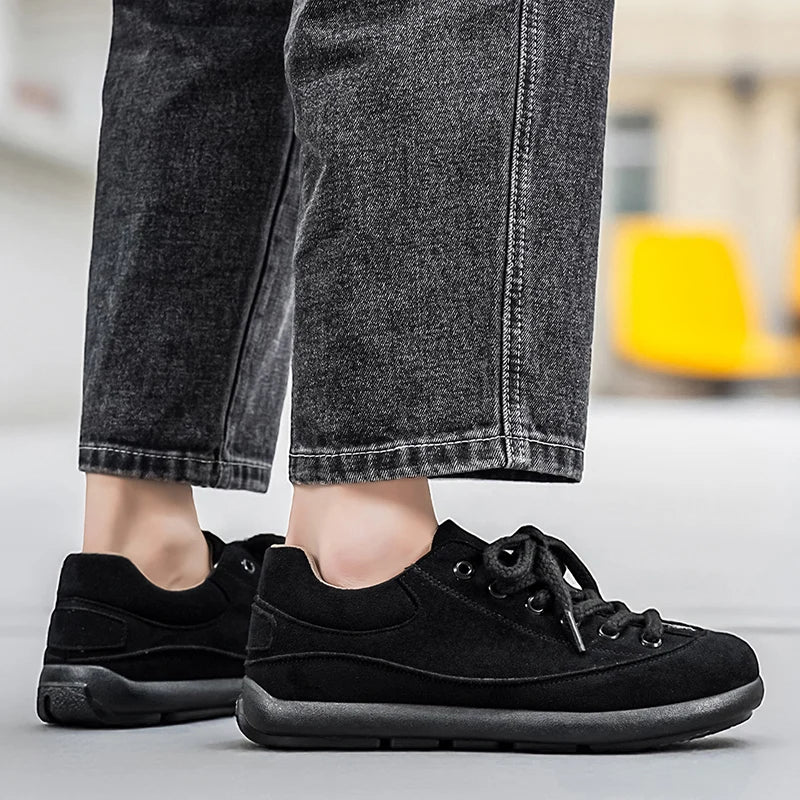 Thick Sole Breathable Anti Slip Sneakers | Stylish Men's Casual Shoes