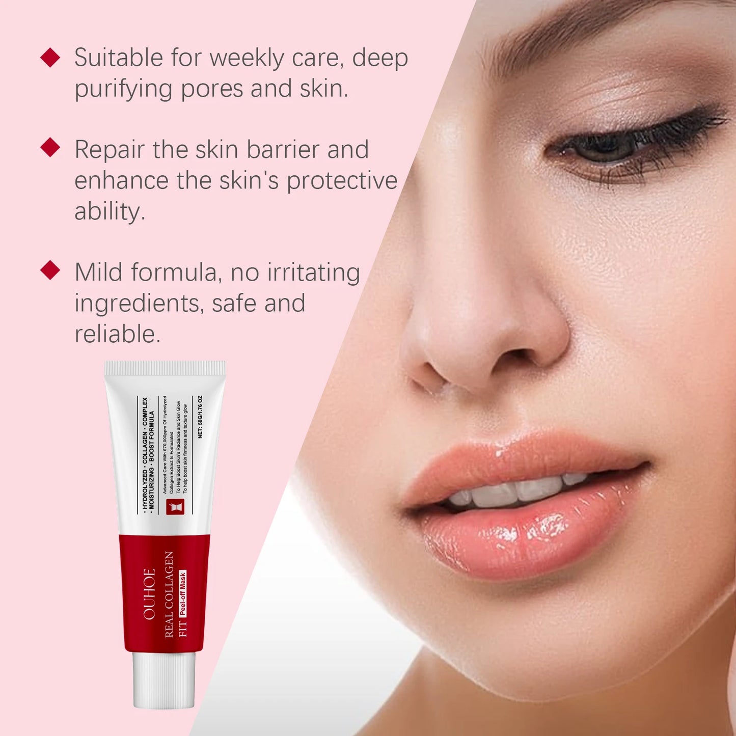 Collagen Peel Off Mask | Hydrating Anti-Aging Skincare Treatment