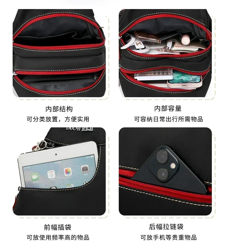 Versatile Casual Nylon Backpacks for Women | Trendy & Spacious