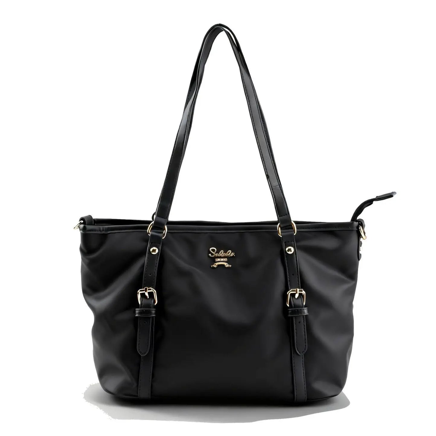 Lightweight Nylon Shoulder Bag | Spacious Commuting Tote for Women