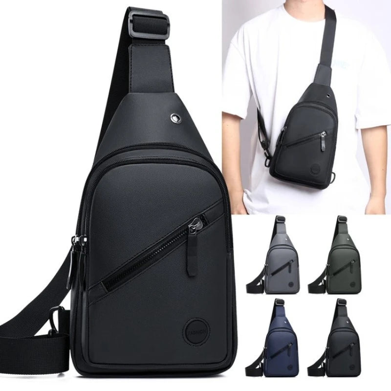 Lightweight Men's Chest Bag | Versatile Nylon Crossbody Sling