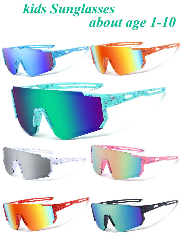 Kids Sport Sunglasses | UV Protection Outdoor Shades for All Ages