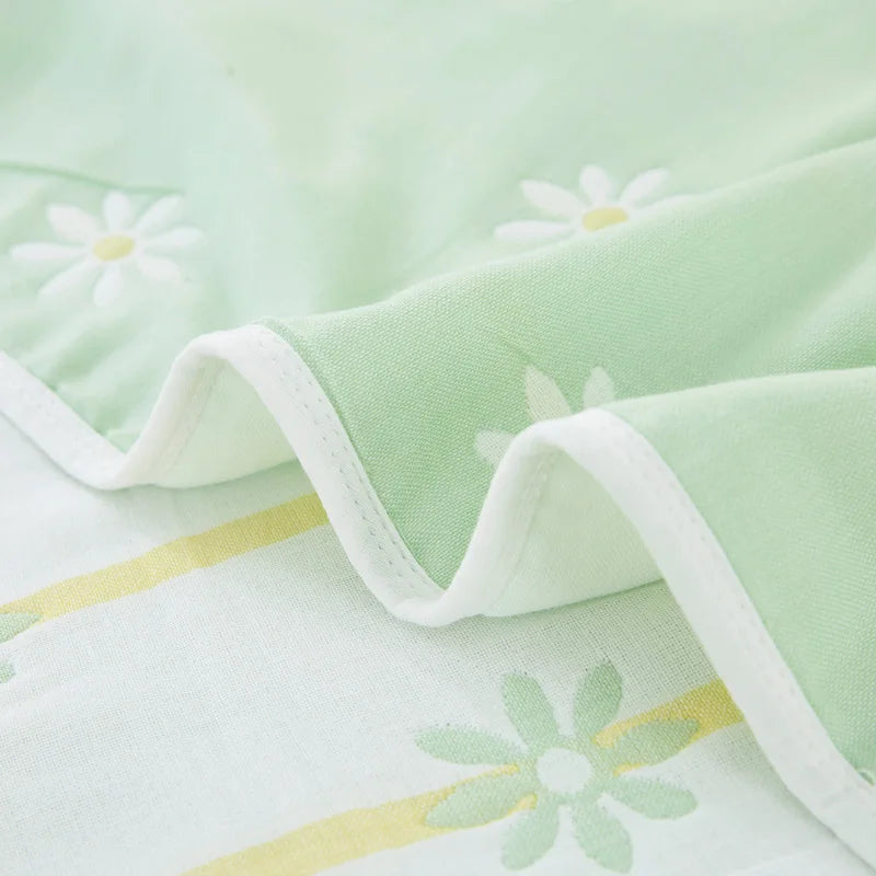 Breathable Summer Quilt | Multi-functional Cotton Towel Blanket